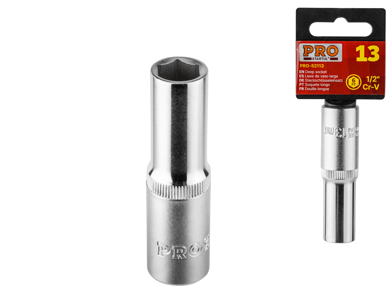 Головка 1/2" 8мм 6гр. глубокая PRO STARTUL (PRO-52108)