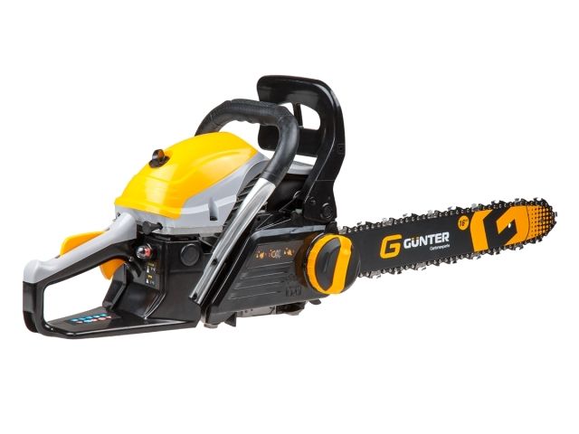 Бензопила Gunter MSH-4505 шина 40 см (16''), 3/8" LP, 1,3 мм, 57 зв. (2.20 кВт, 2.95 л.с., 45 см3, вес 7 кг)