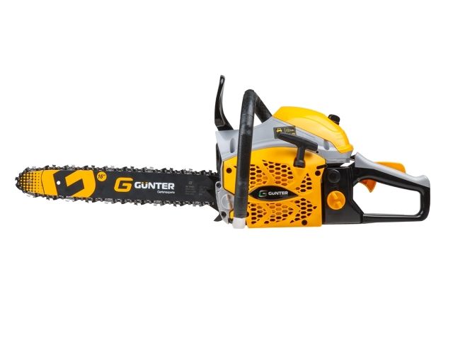 Бензопила Gunter MSH-4505 шина 40 см (16''), 3/8" LP, 1,3 мм, 57 зв. (2.20 кВт, 2.95 л.с., 45 см3, вес 7 кг)