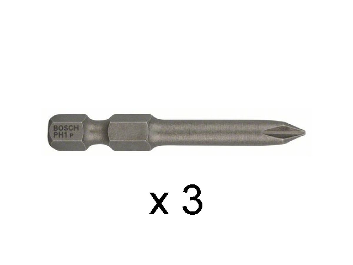 Насадка с шестигран. хв. PH1 49мм 3шт BOSCH