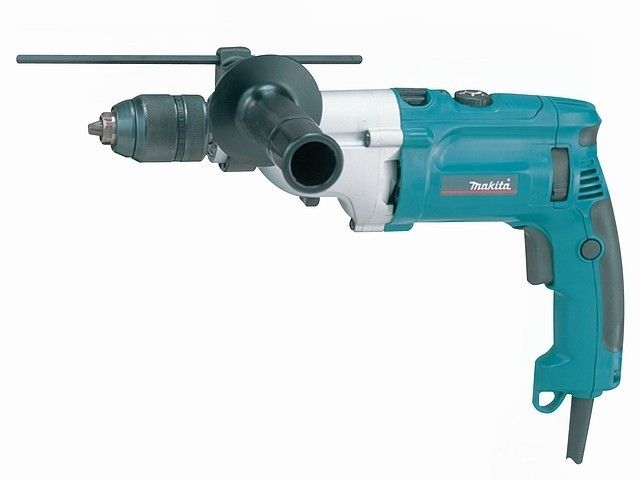 Дрель ударная MAKITA HP 2071 в чем. (ОТГРУЗКА ТОЛЬКО ПО ЭТН/ЭТТН | 1010 Вт, патрон ЗВП, 2 скор.)