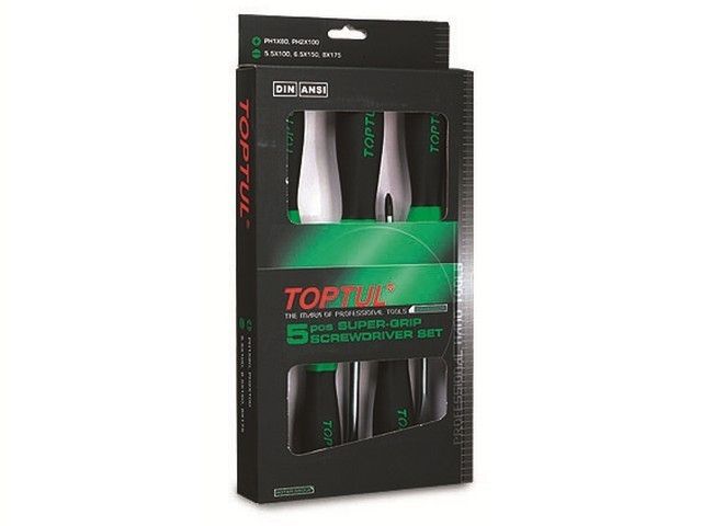 Набор отверток 5шт TOPTUL