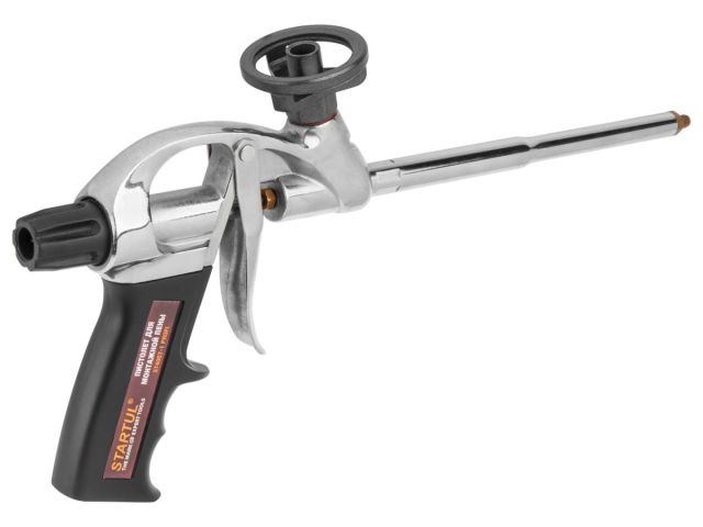 Пистолет для монтажной пены STARTUL PROFI (ST4057-1) (в комплекте 4 насадки)