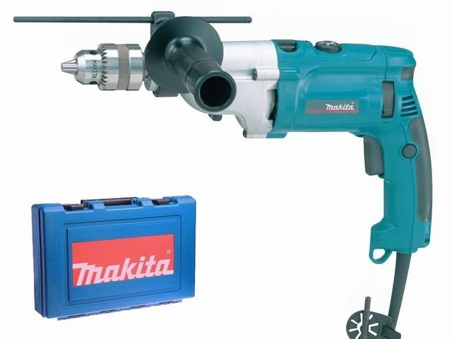 Дрель ударная MAKITA HP 2070 в чем. (ОТГРУЗКА ТОЛЬКО ПО ЭТН/ЭТТН | 1010 Вт, патрон ЗВП, 2 скор.)