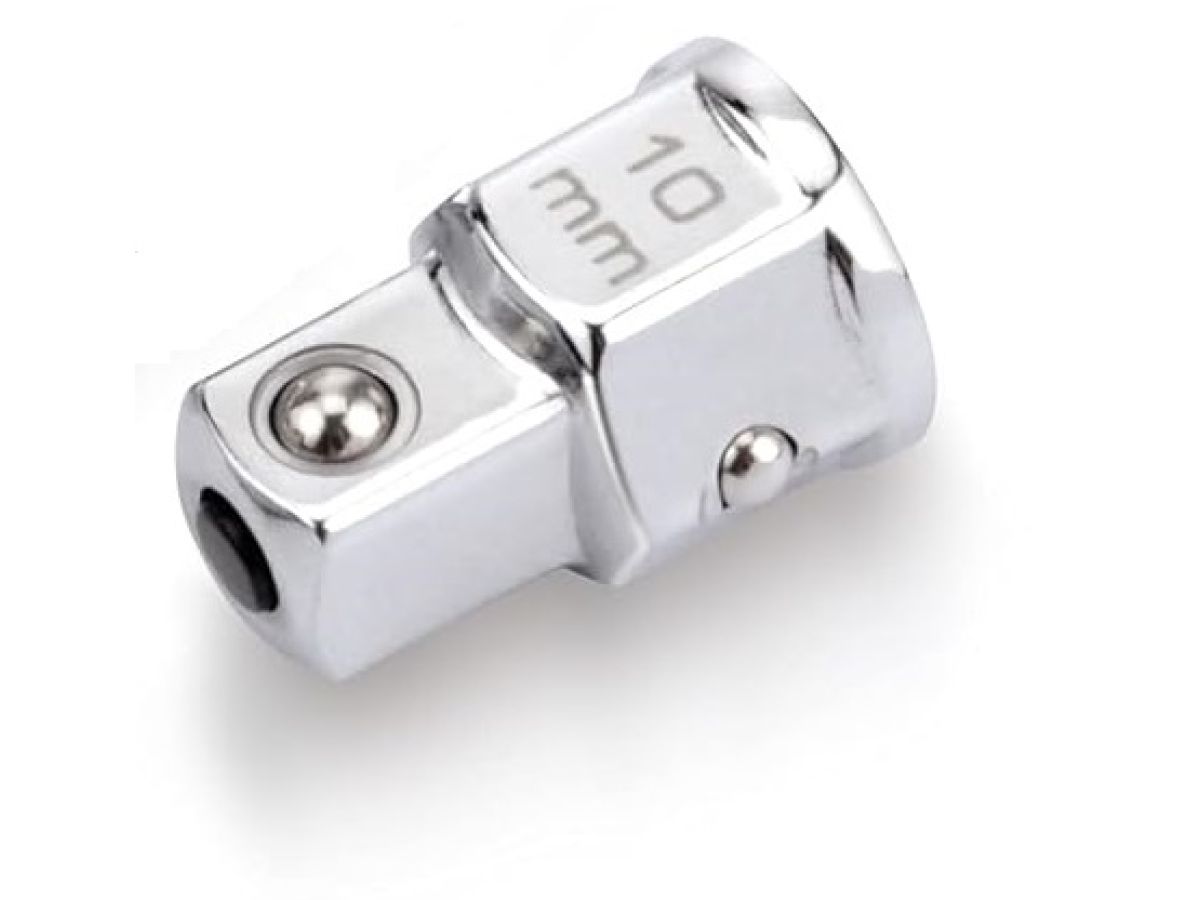 Переходник квадрат-шестигранник 1/4"-10мм TOPTUL