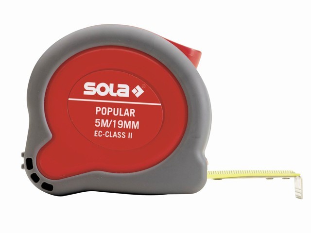 Рулетка  3м/13мм «Popular» PP 3m (SOLA)