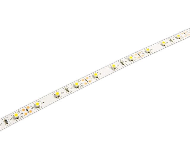 Лента светодиодная STN-3528/60 (4.8 Вт/м, 300 Лм/м, IP20, 12В (5 м в уп.) зеленая JAZZWAY (60 диод/м, зеленый свет, 8 мм)