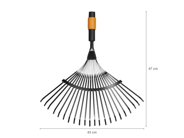 Грабли веерные мет. для листьев QuikFit FISKARS