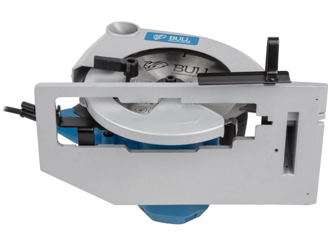 Циркулярная пила BULL KS 1901 в кор. 1500 Вт, 190х30 мм, до 66 мм (Литая алюминиевая платформа, 6000 об/мин)