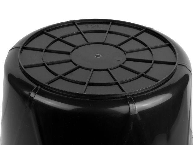 Ведро строительное 12 л пластм. круглое STARTUL MASTER (ST0803-12) (с мерной шкалой и носиком, усилено доп.ребрами жесткости)