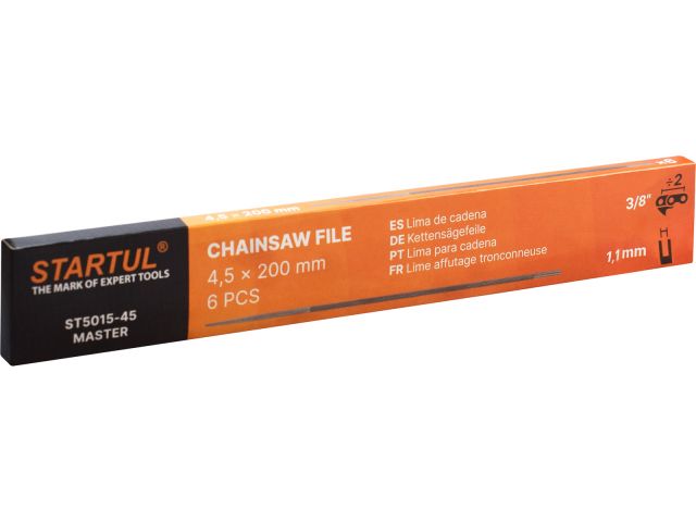 Напильник для заточки цепей ф 4.5 мм STARTUL MASTER (ST5015-45) (для цепей 3/8"х1,1 мм)