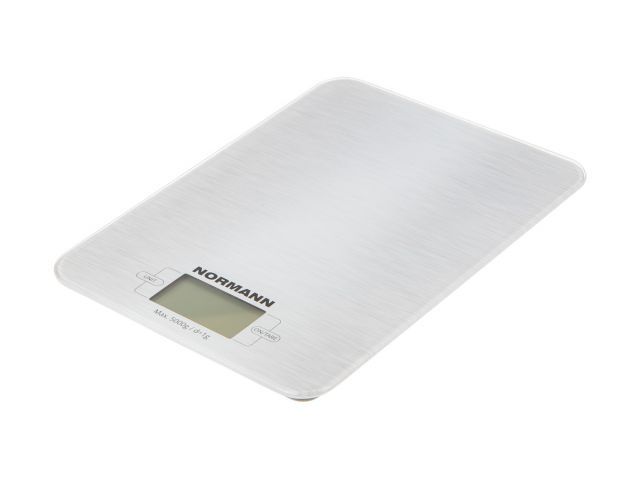 Весы кухонные ASK-266 NORMANN (5 кг; стекло 3 мм; дисплей 45х23 мм с подсветкой)