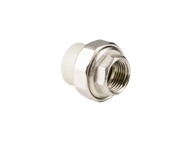 Американка ПП вн. 20х1/2", сер. РТП (Соединение разборное внутренняя резьба полипропиленовое)