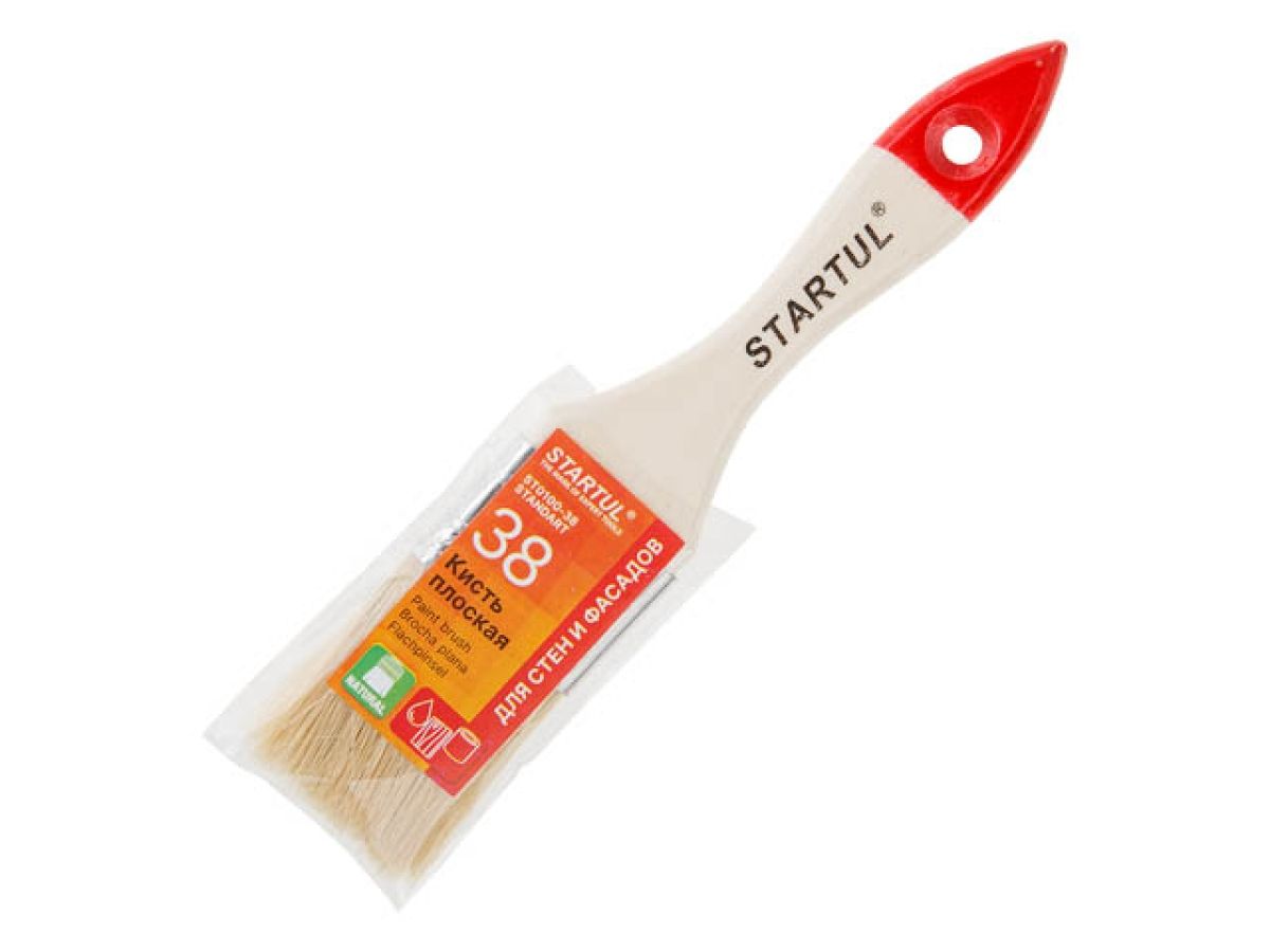 Кисть плоская 1,5"-38мм STARTUL STANDART+