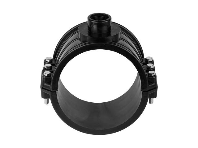 Хомут 160 х 1″ вн. (для ПЭ труб), AV Engineering