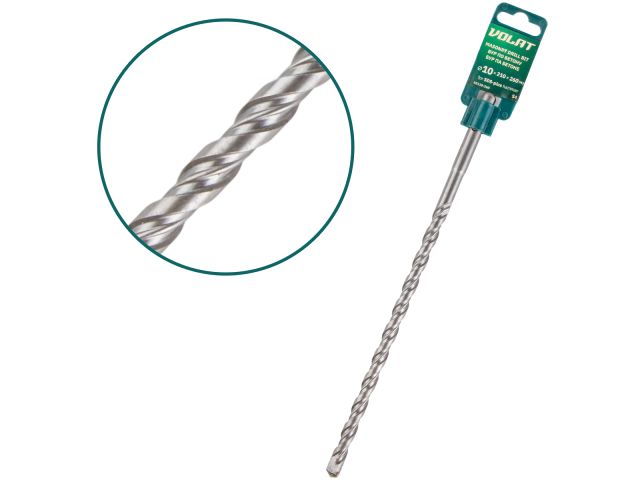 10х210х260 мм бур (сверло) SDS-plus S4 ВОЛАТ (бур по бетону)
