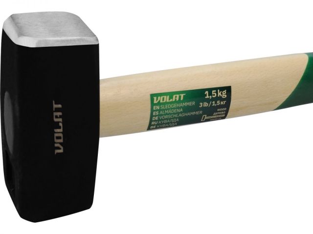 Кувалда 1,5кг с деревянной рукояткой ВОЛАТ