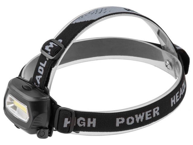 Фонарь налобный светодиодный аккум. 3Вт ЮПИТЕР (USB A - micro-USB кабель в комплекте)