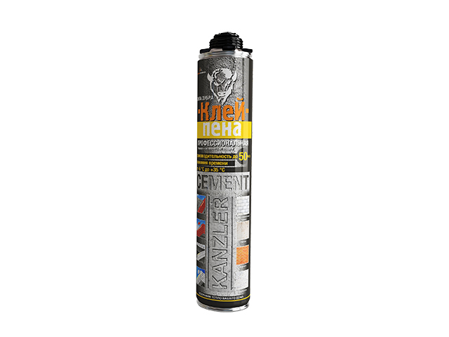 Клей-пена полиуретановая професс. KANZLER CEMENT (850мл)