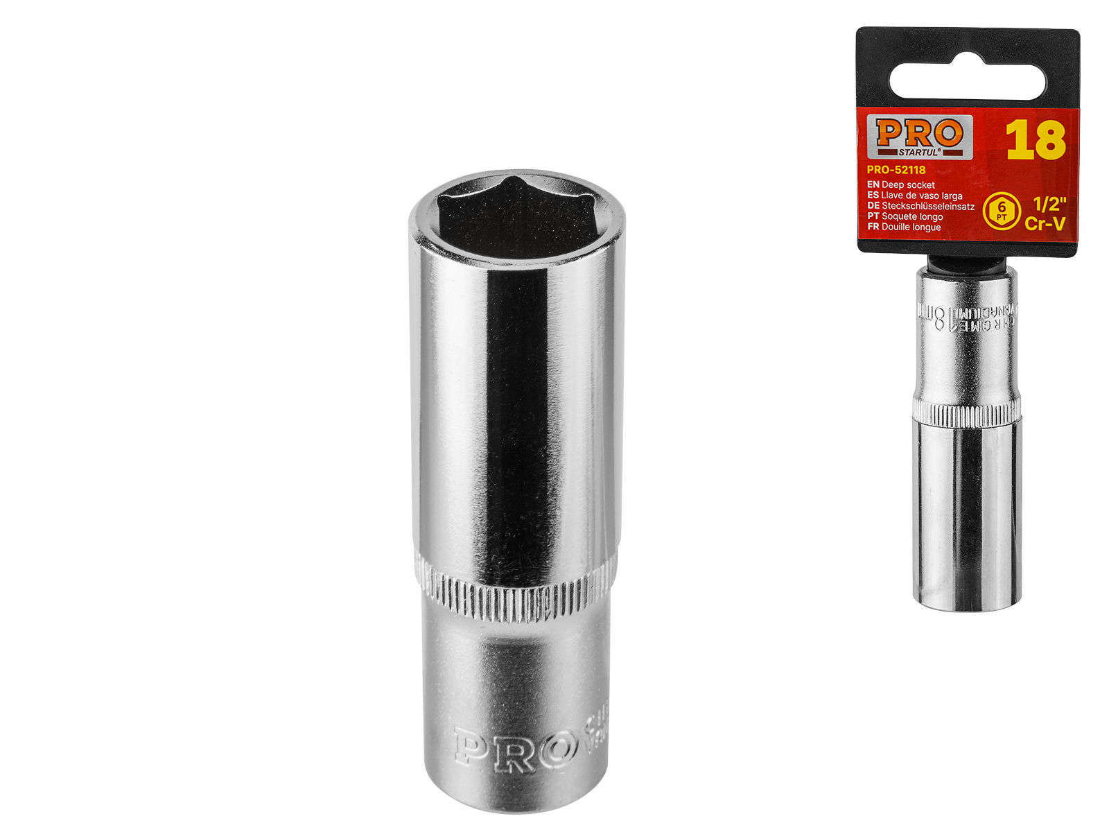 Головка 1/2" 16мм 6гр. глубокая PRO STARTUL (PRO-52116)