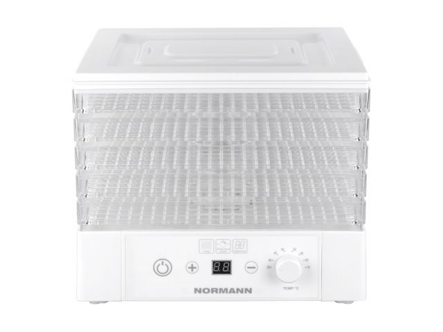 Сушилка для овощей и фруктов AFD-901 NORMANN (265 Вт; 5 лотков; регулировка температуры; цифровой таймер)