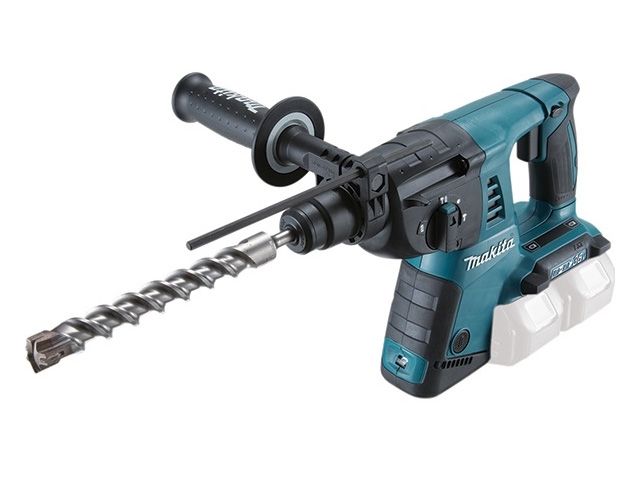 Аккум. перфоратор MAKITA LXT DHR 263 Z в кор. (ОТГРУЗКА ТОЛЬКО ПО ЭТН/ЭТТН | 18+18 В, БЕЗ АККУМУЛЯТОРА, 2.5 Дж, вес 4.9 кг, быстросъемн.)