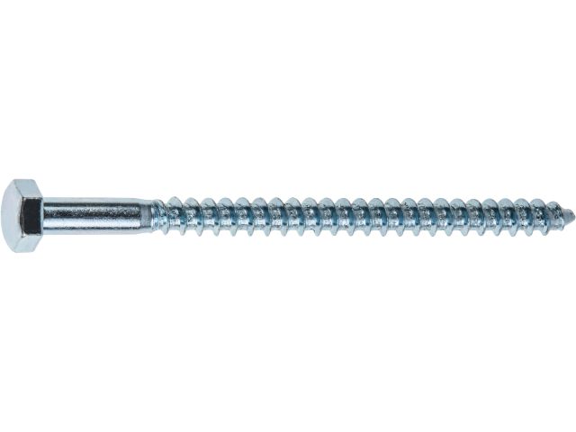 Шуруп 8х120 мм шестигр. головка, цинк, DIN 571 (50 шт в карт. уп.) STARFIX