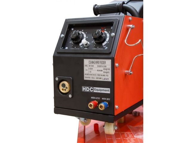 Полуавтомат сварочный HDC Kansas 350 (380В, MIG/FLUX/MMA, евроразъем, синергетич. режим)