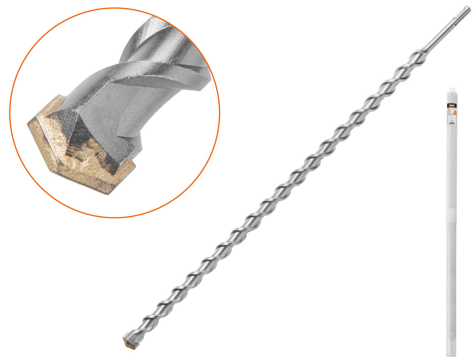 22х550х600 мм бур (сверло) SDS-plus GEPARD