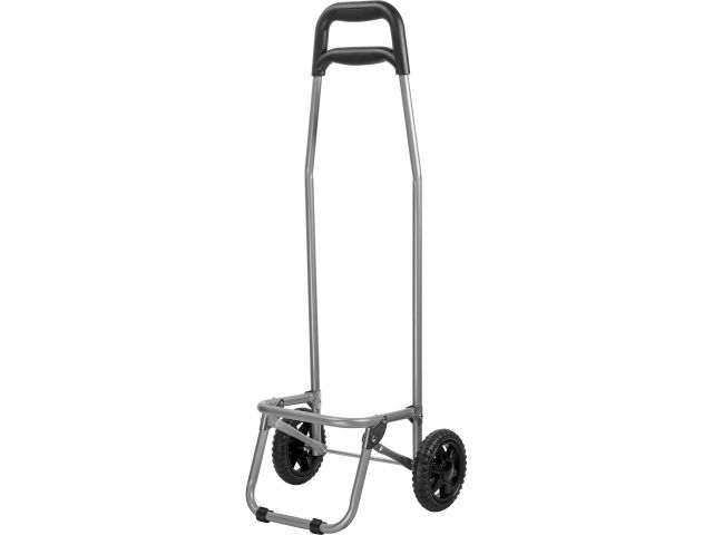 Сумка-тележка хозяйственная на колесах 20 кг, синяя, цветок, PERFECTO LINEA