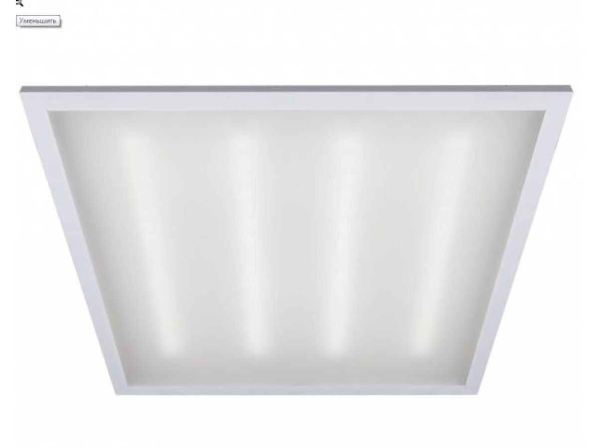 Панель светодиодная 36 Вт PPL 595/U Opal 6500К, IP40, 180-265В, с драйвером JAZZWAY