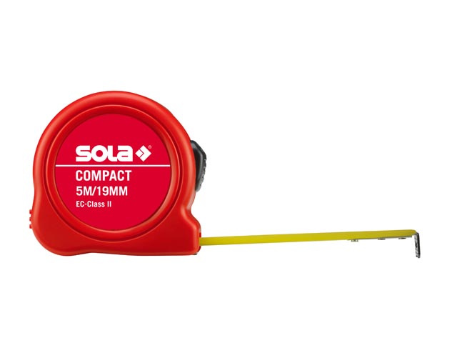 Рулетка  3м/16мм «Compact» CO 3m (SOLA)