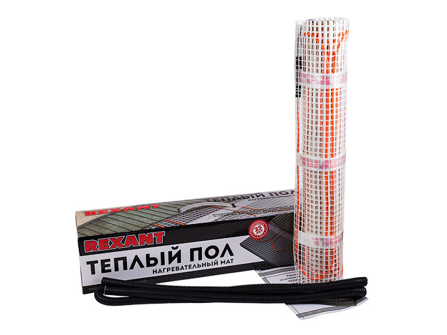 Теплый пол (нагрев. мат) Extra (4,0м2, 0,5х8,0м, 640Вт, двужильн.) REXANT