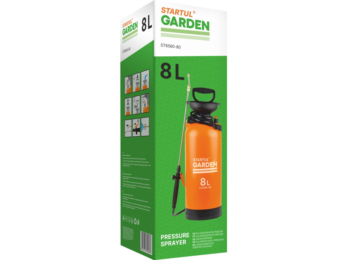 Опрыскиватель компрессионный 8л STARTUL GARDEN (ST6560-80)