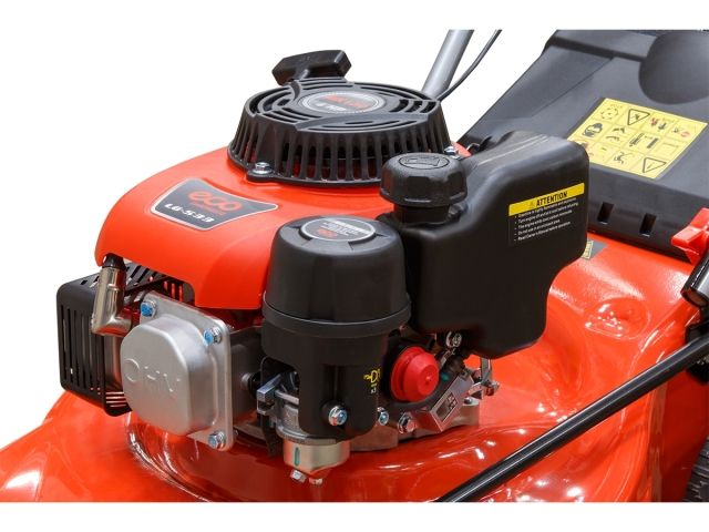 Газонокосилка бензиновая ECO LG-533 (4.0 л.с., шир. 46 см, ручной привод, стальн. корпус, травосборник 60 л)