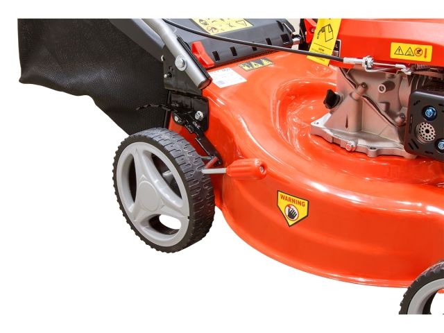 Газонокосилка бензиновая ECO LG-533 (4.0 л.с., шир. 46 см, ручной привод, стальн. корпус, травосборник 60 л)