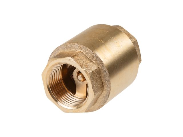 Клапан обратный 3/4" вн.-вн., AV Engineering (инд. упак.) (Латунь, макс.  16 бар, макс.  110 °С)