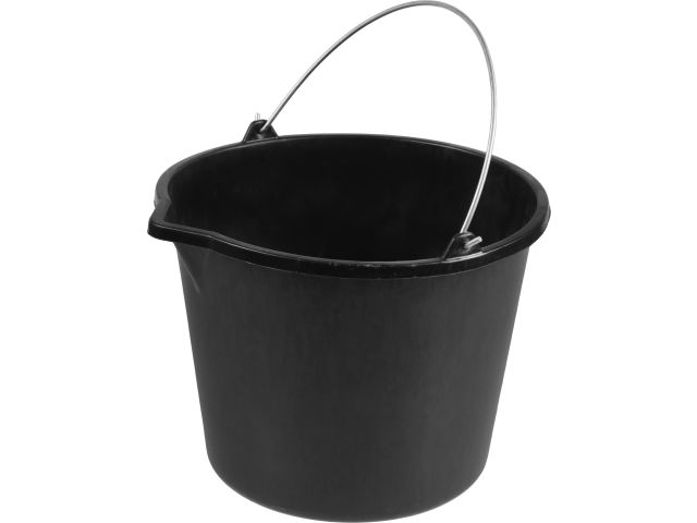 Ведро строительное 20 л пластм. круглое ВОЛАТ (с мерной шкалой и носиком)