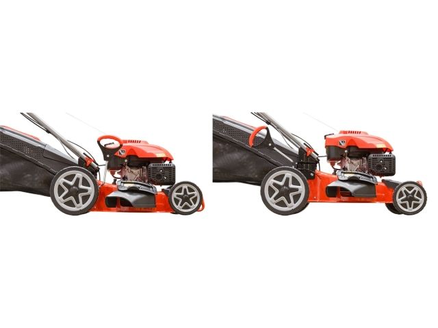 Газонокосилка бензиновая ECO LG-633 самоходная (5.0 л.с., шир. 46 см, самоходная, мульчир., стальн. корпус, травосборник 60 л)