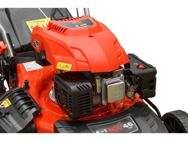 Газонокосилка бензиновая ECO LG-633 самоходная (5.0 л.с., шир. 46 см, самоходная, мульчир., стальн. корпус, травосборник 60 л)