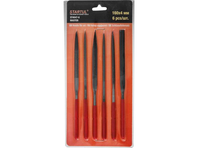 Набор надфилей 160х4мм 6шт. STARTUL MASTER (ST4047-6)