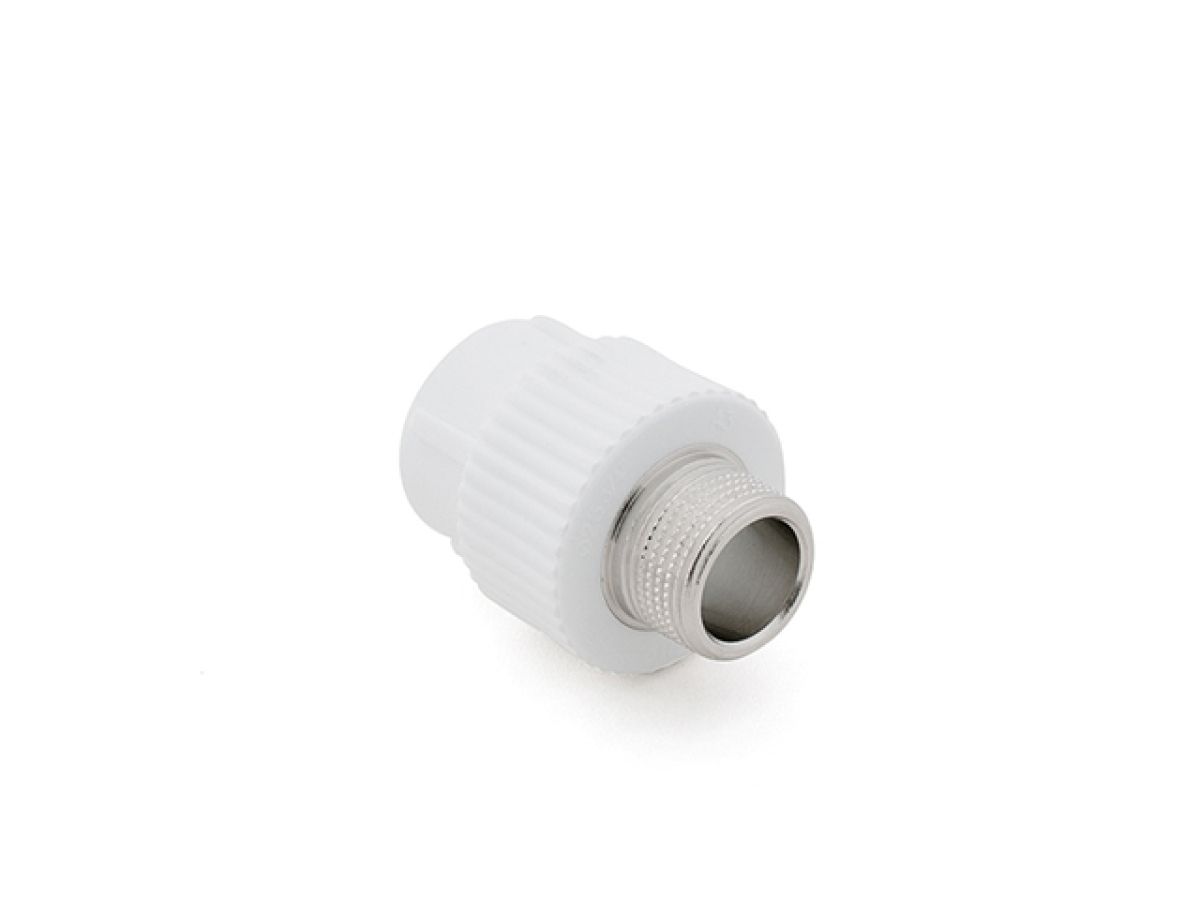 Ниппель ПП комб. нар. 25х1/2", бел. РТП