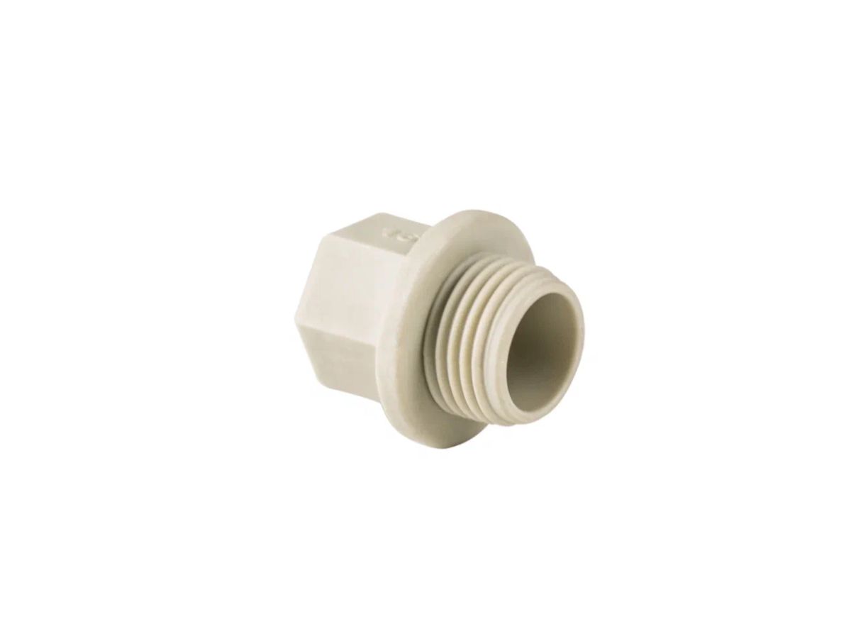 Заглушка резьбовая ПП 1/2" PN25, сер. РТП