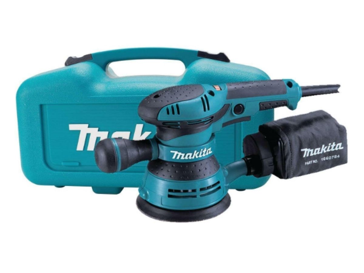 Эксцентриковая шлифмашина MAKITA BO 5041 K в чем.