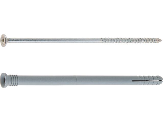 Дюбель-гвоздь 8х160 мм полипропилен потай (40 шт в карт. уп.) STARFIX