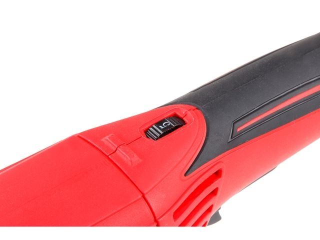 Одноручная углошлифмашина WORTEX AG 1213 в кор. 1250 Вт, 125 мм, 0-11000 об/мин (рег. об., пылезащита двигателя и подшипника, удлинённая рук