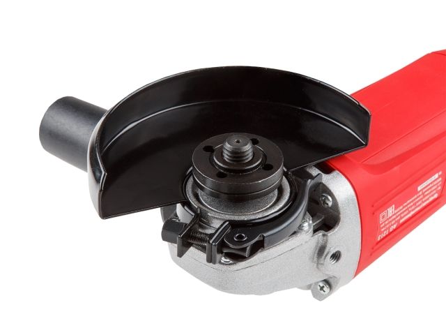 Одноручная углошлифмашина WORTEX AG 1213 в кор. 1250 Вт, 125 мм, 0-11000 об/мин (рег. об., пылезащита двигателя и подшипника, удлинённая рук