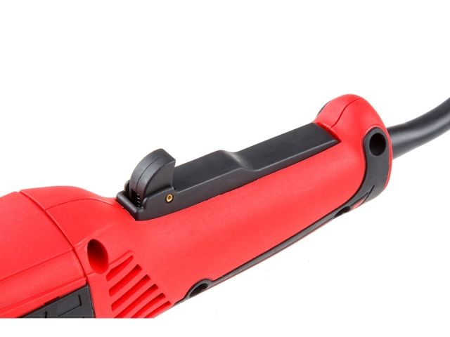 Одноручная углошлифмашина WORTEX AG 1213 в кор. 1250 Вт, 125 мм, 0-11000 об/мин (рег. об., пылезащита двигателя и подшипника, удлинённая рук