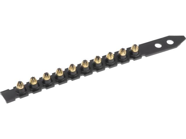 Патрон строительный К-6 (ЧЕРНЫЙ; 6,8х11мм; 100шт в уп., в кассетах) (Для применения с монтажным пороховым пистолетом WALTE PT-355, WALTE 950