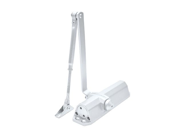 Доводчик дверной гидравлический NOTEDO DC-080 (60- 120кг) серебро